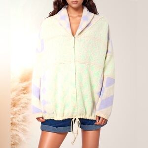 Pastel Knit Women's Sweater